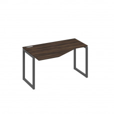 Стол левый "Техно" эргономичный на металлокаркасе QUATTRO дуб ристретто/ металлокаркас антрацит А4 А4 053 ДР