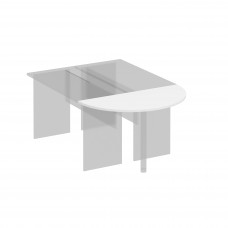 Приставка к столу без опоры белый премиум К.206 БП