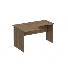 Стол эргономичный левый дуб шамони темный К.132 ШТ