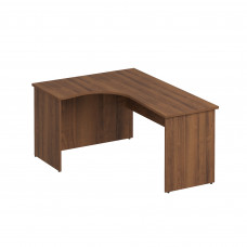 Стол эргономичный левый французский орех К.135 ОФ