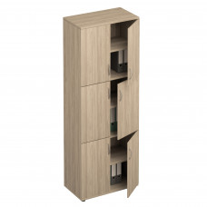 Шкаф для документов 6- дверный вяз светлый ФР 377 ВЗ