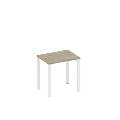 Стол письменный на металлокаркасе вяз либерти/ белый гладкий А1 БГ 001.1 ВЛ