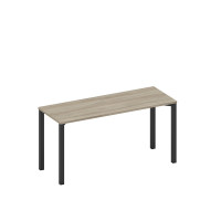 Стол письменный на металлокаркасе вяз либерти/ черный гладкий А1 ЧР 005.1 ВЛ