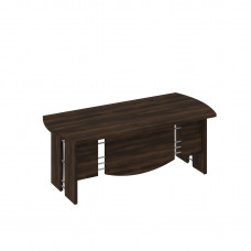 Стол руководителя письменный дуб ристретто В 101 ДР