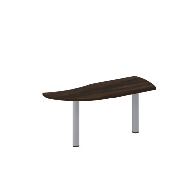 Брифинг-приставка на 2 металлических опорах дуб ристретто В 300-003 ДР