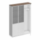 Шкаф комбинированный с гардеробом дуб гладстоун / белый премиум / дуб гладстоун СИ 310 ДГ БП ДГ/ХР