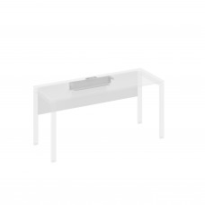 Экран стола 160 с кабель-каналом белый премиум / металлокаркас серый А4 С 843 БП