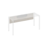 Экран стола 180 с кабель-каналом дуб / металлокаркас серый А4 С 844 ДШ