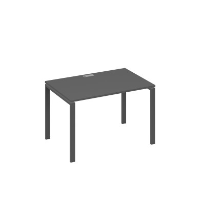 Стол письменный на металлокаркасе UNO антрацит премиум / металлокаркас антрацит А4 А1 023 АР