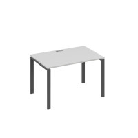Стол письменный на металлокаркасе UNO серый / металлокаркас антрацит А4 А1 023 СЕ