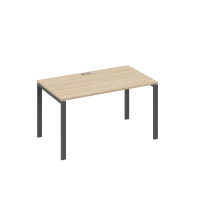 Стол письменный на металлокаркасе UNO дуб скандинавский / металлокаркас антрацит А4 А1 024 ДК