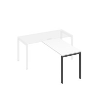 Брифинг-приставка каркас UNO белый премиум / металлокаркас антрацит А4 А1 072 БП