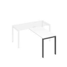 Брифинг-приставка каркас UNO белый премиум / металлокаркас антрацит А4 А1 072 БП