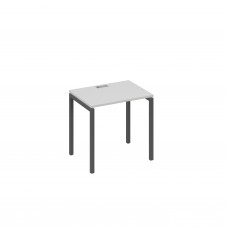 Стол письменный на металлокаркасе DUE серый / металлокаркас антрацит А4 А2 001 СЕ