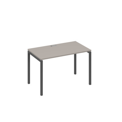 Стол письменный на металлокаркасе DUE мокко премиум / металлокаркас антрацит А4 А2 013 МП