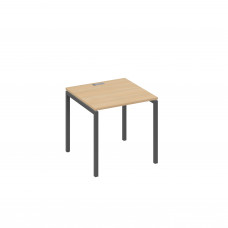 Стол письменный на металлокаркасе DUE натуральный дуб / металлокаркас антрацит А4 А2 021 НД