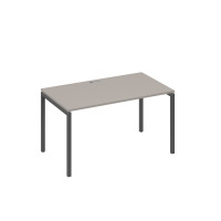 Стол письменный на металлокаркасе DUE мокко премиум / металлокаркас антрацит А4 А2 024 МП