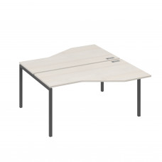 Рабочая станция опоры DUE столы Техно (2х160) дуб / металлокаркас антрацит А4 А2 188 ДШ