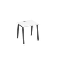 Стол письменный на металлокаркасе TRE белый премиум / металлокаркас антрацит А4 А3 011 БП