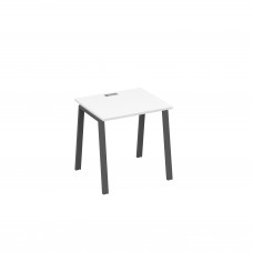 Стол письменный на металлокаркасе TRE белый премиум / металлокаркас антрацит А4 А3 011 БП