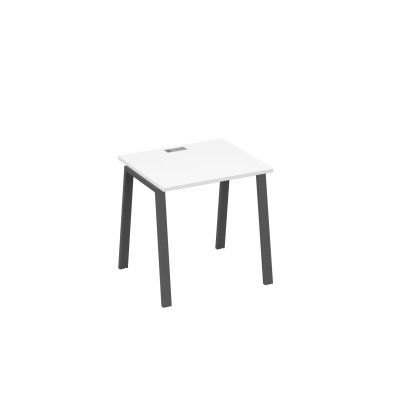 Стол письменный на металлокаркасе TRE белый премиум / металлокаркас антрацит А4 А3 011 БП