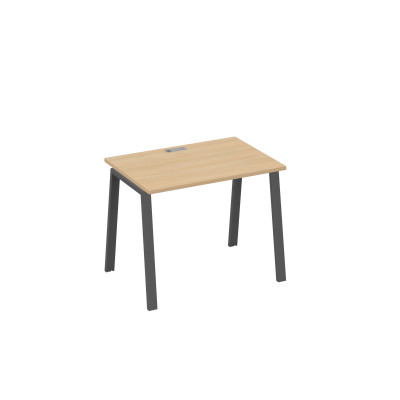 Стол письменный на металлокаркасе TRE натуральный дуб / металлокаркас антрацит А4 А3 012 НД