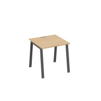 Стол письменный на металлокаркасе TRE натуральный дуб / металлокаркас антрацит А4 А3 021 НД