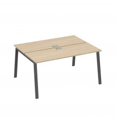 Станция 2х160 рабочая с металлокаркасом TRE дуб скандинавский / металлокаркас антрацит А4 А3 172 ДК