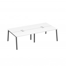 Рабочая станция с каркасе TRE 4х140 белый премиум / металлокаркас антрацит А4 А3 174-2 БП