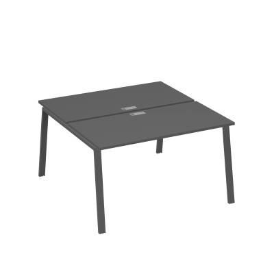 Рабочая станция на металлокаркасе TRE (2х140) антрацит премиум / металлокаркас антрацит А4 А3 174 АР