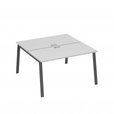 Рабочая станция на металлокаркасе TRE (2х140) серый / металлокаркас антрацит А4 А3 174 СЕ