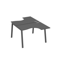 Рабочая станция каркас TRE столы Классика (2х120) антрацит премиум / металлокаркас антрацит А4 А3 180 АР