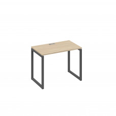 Стол письменный на металлокаркасе QUATTRO дуб скандинавский / металлокаркас антрацит А4 А4 002 ДК