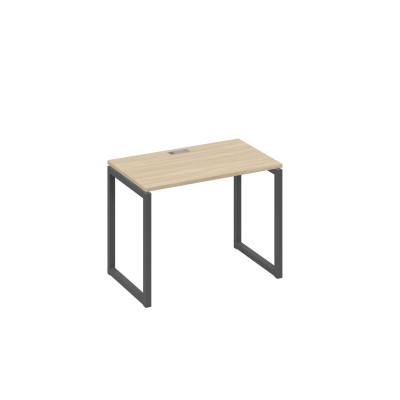 Стол письменный на металлокаркасе QUATTRO дуб скандинавский / металлокаркас антрацит А4 А4 002 ДК