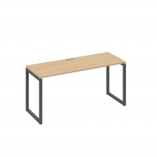 Стол письменный на металлокаркасе QUATTRO натуральный дуб / металлокаркас антрацит А4 А4 005 НД