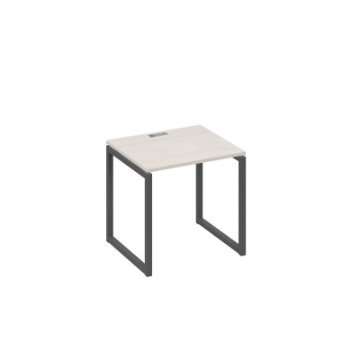 Стол письменный на металлокаркасе QUATTRO дуб / металлокаркас антрацит А4 А4 011 ДШ