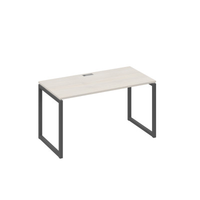 Стол письменный на металлокаркасе QUATTRO дуб / металлокаркас антрацит А4 А4 014 ДШ