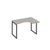 Стол 120 эргономичный правый Классика каркас QUATTRO мокко премиум / металлокаркас антрацит А4 А4 032 МП