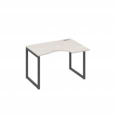 Стол эргономичный правый на каркас QUATTRO Классика дуб / металлокаркас антрацит А4 А4 042 ДШ
