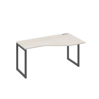 Стол "Техно" металлокаркас QUATTRO эргономичный правый дуб / металлокаркас антрацит А4 А4 056 ДШ