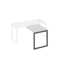 Брифинг-приставка каркасе QUATTRO металлический серый / металлокаркас антрацит А4 А4 073 СЕ