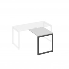 Брифинг-приставка каркасе QUATTRO металлический серый / металлокаркас антрацит А4 А4 073 СЕ