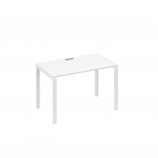 Стол письменный на металлокаркасе UNO белый премиум / металлокаркас белый А4 Б1 013 БП