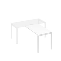 Брифинг-приставка на металлокаркасе UNO белый премиум / металлокаркас белый А4 Б1 074 БП