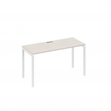 Стол письменный на металлокаркасе DUE дуб / металлокаркас белый А4 Б2 004 ДШ