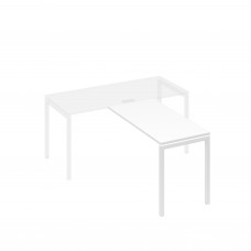 Брифинг-приставка металлокаркас DUE белый премиум / металлокаркас белый А4 Б2 072 БП