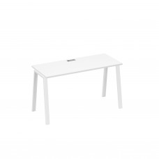 Стол письменный на металлокаркасе TRE белый премиум / металлокаркас белый А4 Б3 004 БП