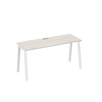 Стол письменный на металлокаркасе TRE дуб / металлокаркас белый А4 Б3 005 ДШ