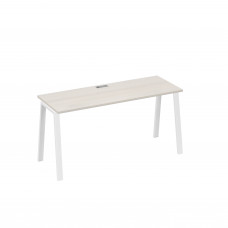 Стол письменный на металлокаркасе TRE дуб / металлокаркас белый А4 Б3 005 ДШ