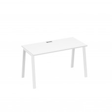 Стол письменный на металлокаркасе TRE белый премиум / металлокаркас белый А4 Б3 014 БП
